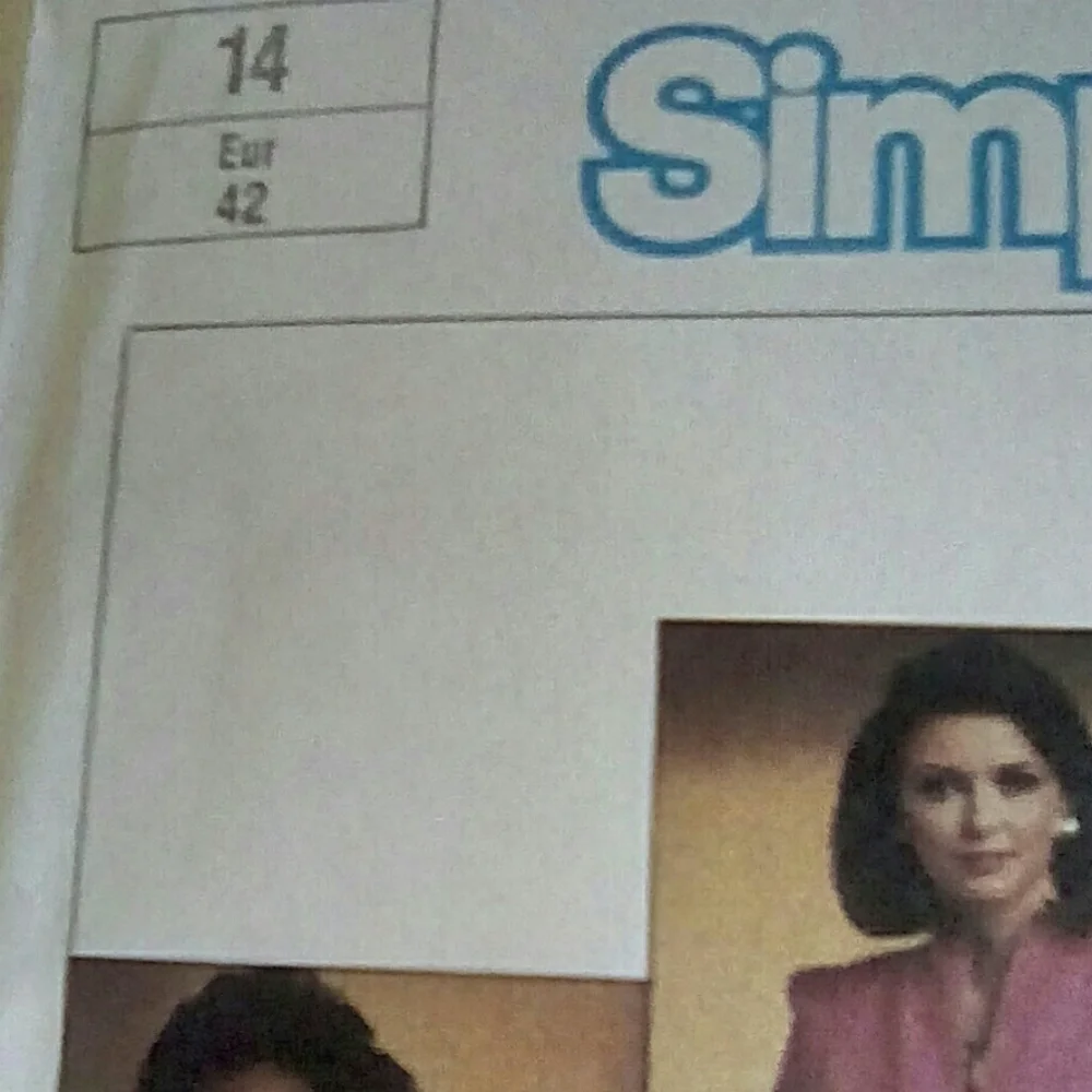 Vintage Simplicity 6789 Easy!  Pull-over dress 14
